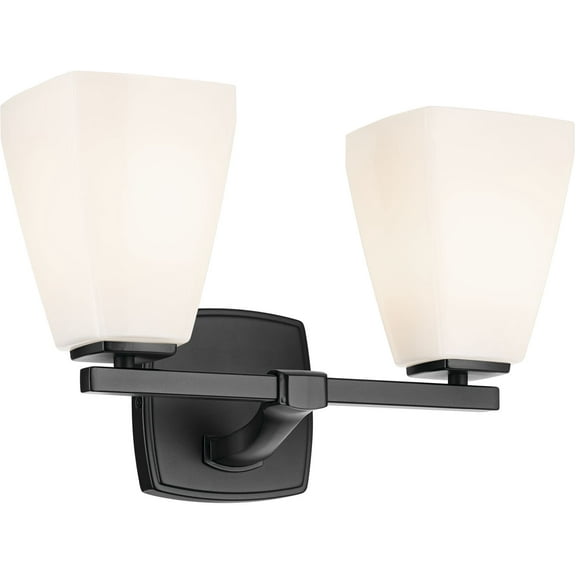 Kichler 55215 Marant 2 Light 14" Wide Vanity Light - Black
