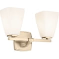 thumbnail image 1 of Kichler 55215CPZ Marant 2 Light 14" Wide Vanity Light - Bronze, 1 of 7