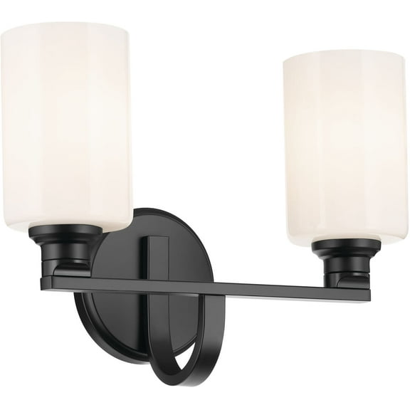 Kichler 55225 Gioe 2 Light 14" Wide Vanity Light - Black