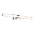 thumbnail image 1 of 55239PNLED Kichler Lighting Laurene - 96W 2 LED Large Linear Bath Vanity-5 Inch Tall and 31 Inch Wide-Polished Nickel Finish, 1 of 5