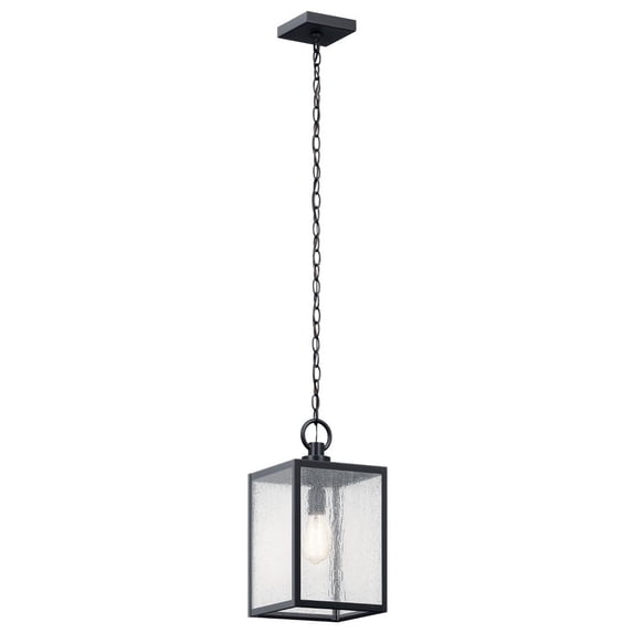 59008BKT Kichler Lighting Lahden - 1 Light Outdoor Hanging Pendant-17.25 Inches Tall and 9 Inches Wide-Black Textured Finish