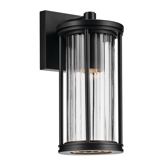 Kichler 59022Ds Barras 12" Tall Outdoor Wall Sconce - Black