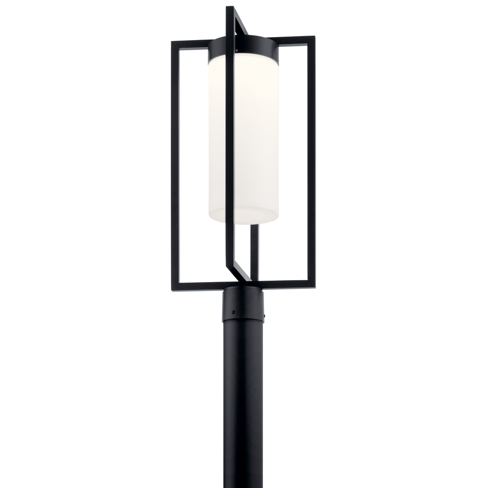 Kichler 59073Led Drega 24" Tall Led Outdoor Single Head Post Light - Black - image 1 of 3