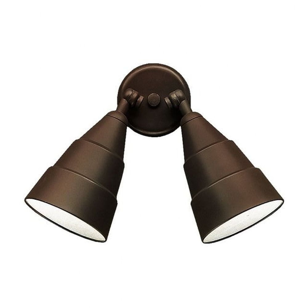 Architectural Bronze Dual Cone Wall Sconce