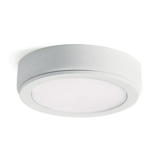 6D24V27WHT-Kichler Lighting-6D Series - 4W 2700K Led Disk/Puck Light - With Utilitarian Inspirations - 0.5 Inches Tall By 2.75 Inches Wide