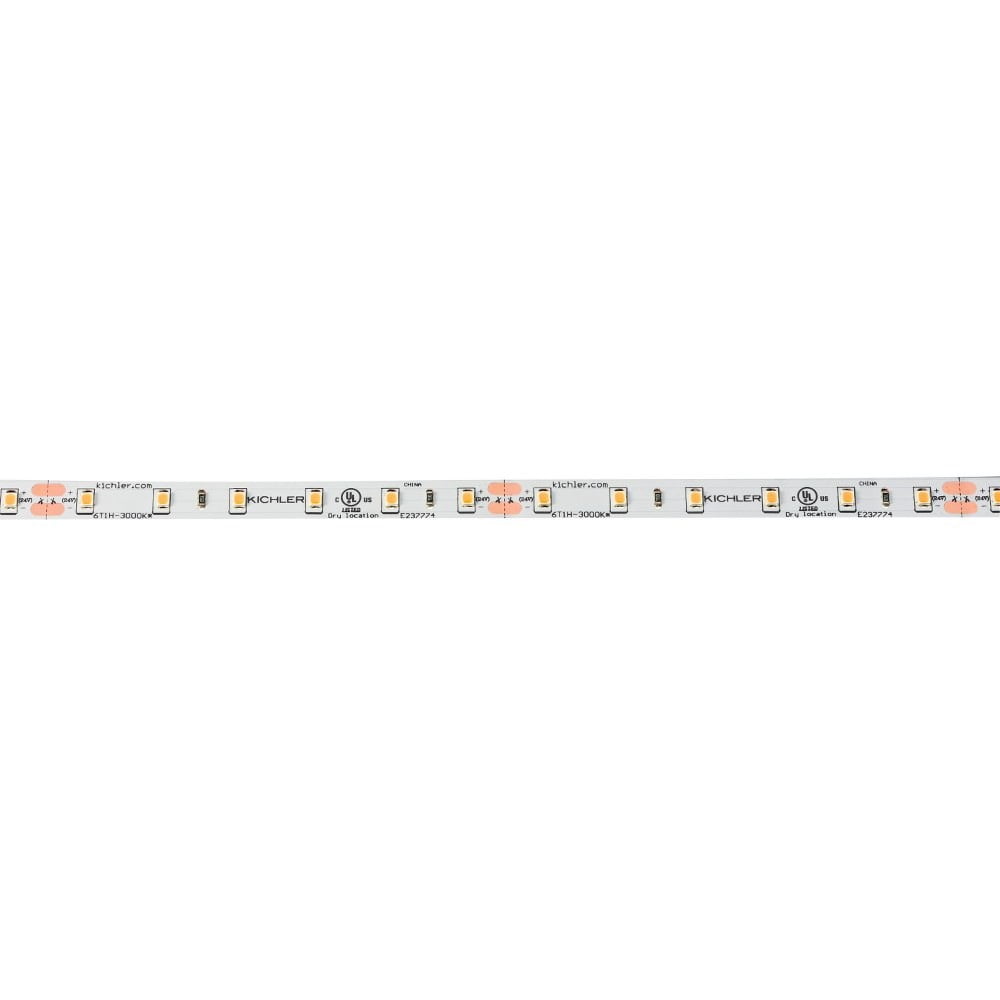 Kichler 6T110H30WH Dry High Output LED 120" 3000K Tape Light in White
