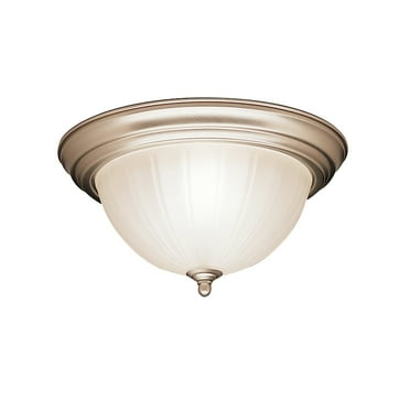 Kichler 8654 2 Light Flush Mount Indoor Ceiling Fixture - Nickel