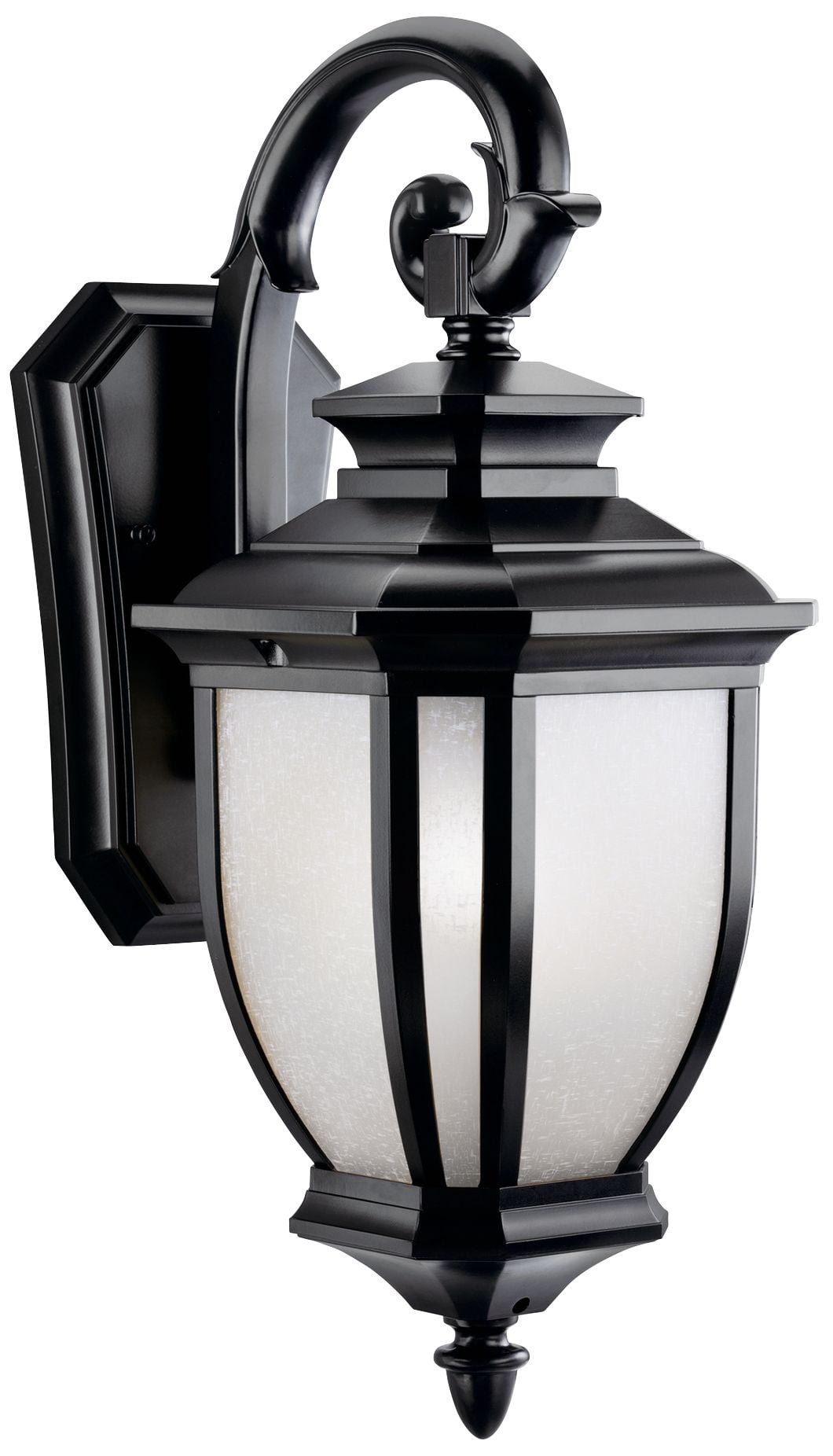 Salisbury 19.5" Black Lantern Outdoor Wall Light