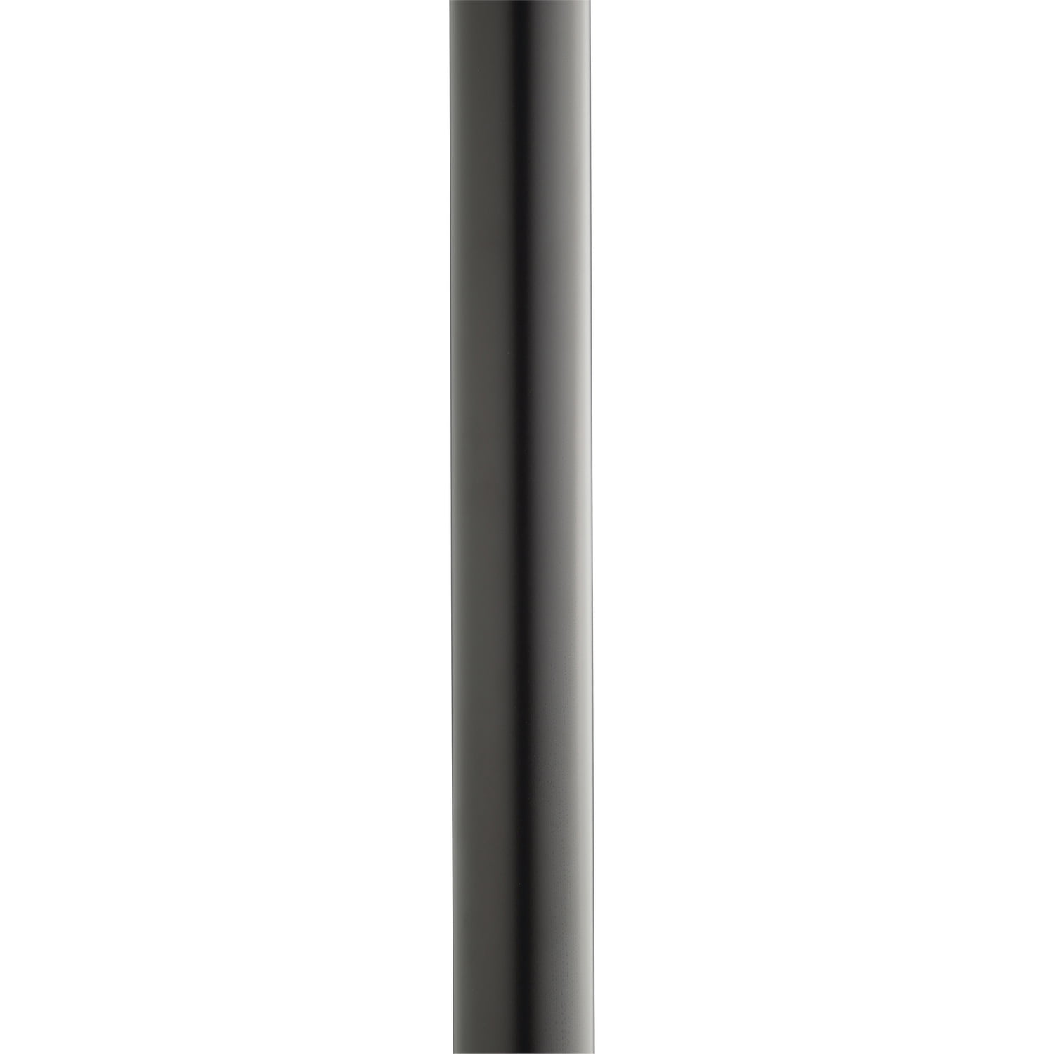 84" Black Powder-Coated Aluminum Outdoor Light Post
