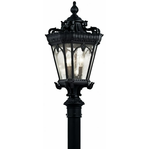 Kichler Lighting - Three Light Outdoor Post Mount - Outdoor Post Lantern -