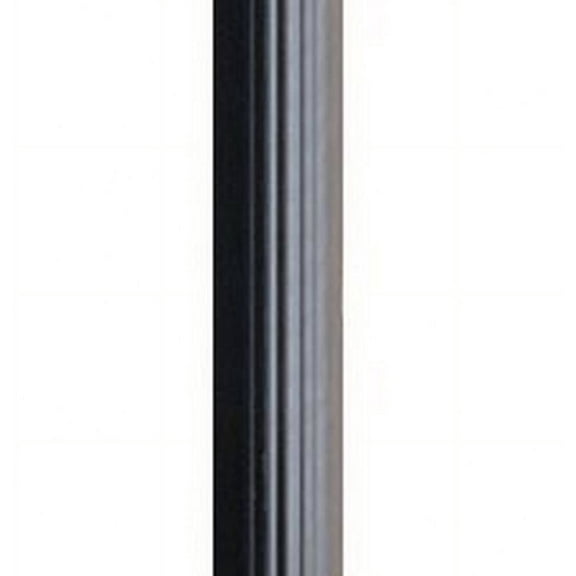 Kichler 9595 84" Direct Burial Fluted Aluminum Post - Black