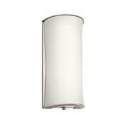 Kichler Lighting 10693PN 12" 1 Light Fluorescent Wall Sconce in Polished Nickel,