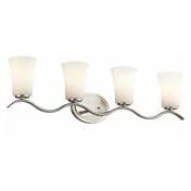 45377CH-Kichler Lighting-Armida - 4 Light Bath Vanity Approved for Damp Locations - with Transitional inspirations - 32.25 inches wide Incandescent: