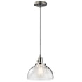thumbnail image 1 of Kichler Avery 10" Wide Brushed Nickel Goblet Mini Pendant, 1 of 3