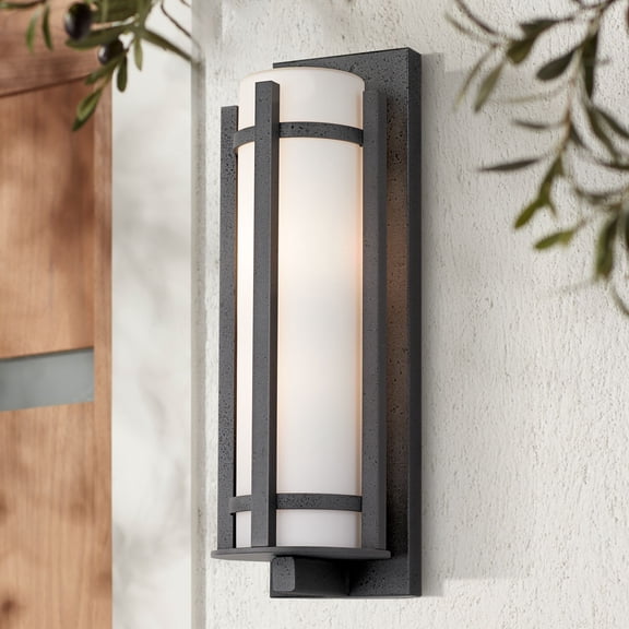 Kichler Camden 19 1/2" High Opal Glass Outdoor Wall Light