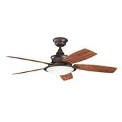 Kichler Lighting 310104TZP Cameron 52" Ceiling Fan in Tannery Bronze Powder Coat