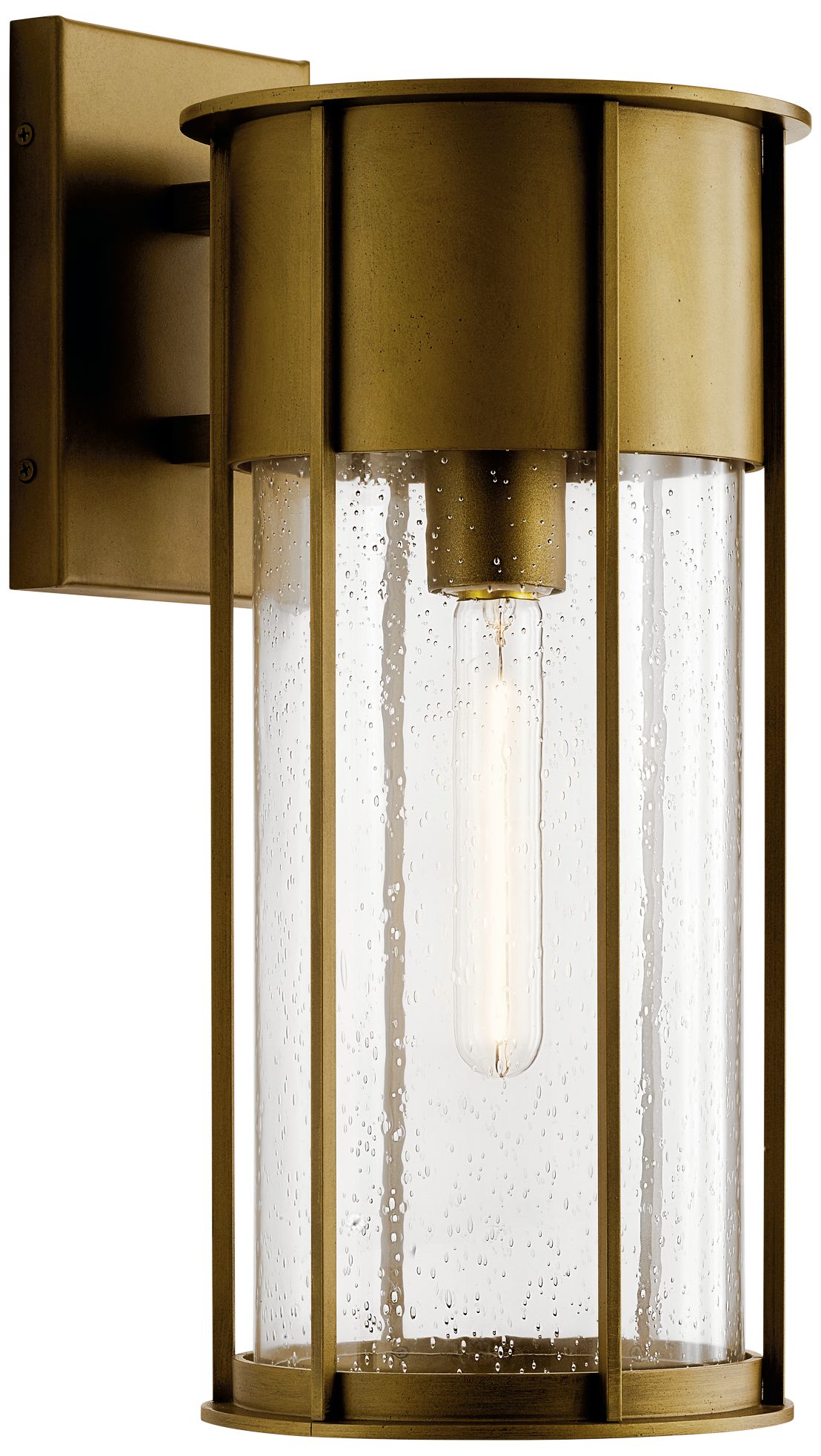 Kichler Camillo 18" High Natural Brass Outdoor Wall Light - image 1 of 7