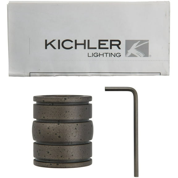 Kichler 337007 Decorative Coupler For Ceiling Fan Downrods - Anvil Iron
