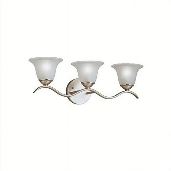 Kichler Dover 3 Light Bath in Brushed Nickel
