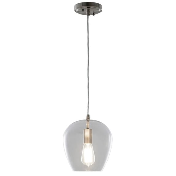 Kichler Eclectic 1-light Brushed Nickel Mini Pendant