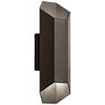 thumbnail image 1 of Kichler Estella 49608AZTLED Outdoor Wall Sconce, 1 of 4