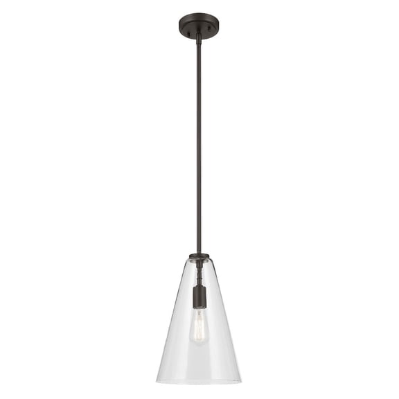 Everly 1 Light Steel Small Pendant by Kichler - 42199