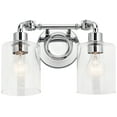 thumbnail image 1 of Kichler Gunnison 9 3/4" High Chrome 2-Light Wall Sconce, 1 of 3