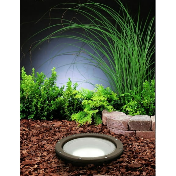 Hid Line Voltage 1 Light Well Lamp With Inspirations 13 Inches Tall By 9.75 Inches Wide Kichler Lighting 15295Az