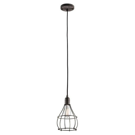 Kichler Industrial Cage 43602WZC Mini Pendant Light