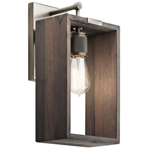 Kichler Industrial Frames 14 1/2" High Classic Pewter Wall Sconce