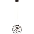 thumbnail image 1 of 44016OZ-Kichler Lighting-Kerti - 1 Light Pendant - With Contemporary Inspirations - 14 Inches Tall By 13.75 Inches Wide, 1 of 4