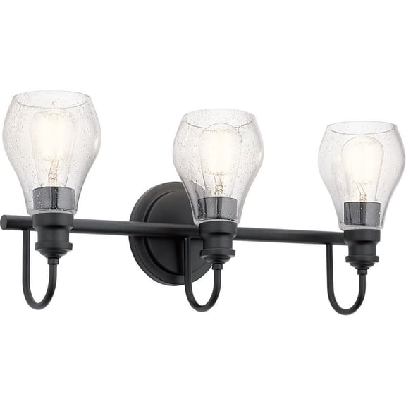 Kichler Lacey 1 Light Wall Sconce Black