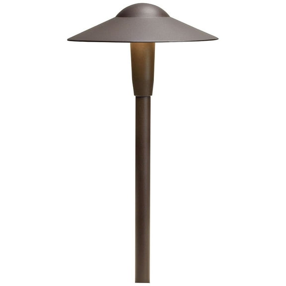 Kichler Landscape 16"H 3000K LED Bronze Dome Path Light