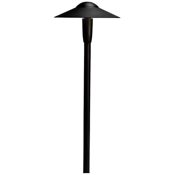 Kichler Landscape 22"H 2700K LED Black Dome Path Light