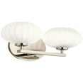 thumbnail image 1 of Kichler Lighting 55024PN Pim Midcentury Modern Bathroom Light In Polished Nickel, 1 of 6