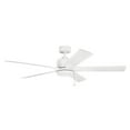 thumbnail image 1 of 330243MWH-Kichler Lighting-Lucian II - 5 Blade Ceiling Fan In Modern Style-14 Inches Tall and 60 Inches Wide-Matte White Finish, 1 of 2