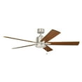 thumbnail image 1 of 330243NI Kichler Lighting Lucian II - 5 Blade Ceiling Fan In Modern Style-14 Inches Tall and 60 Inches Wide-Brushed Nickel Finish, 1 of 3