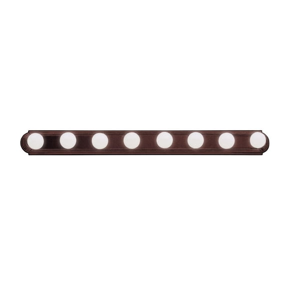 5019TZ-Kichler Lighting-8 light Bath Fixture - with Transitional inspirations - 4.75 inches tall by 48 inches wide-Tannery Bronze Finish