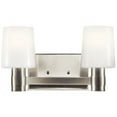 thumbnail image 1 of 55175NI Kichler Lighting Adani - 2 Light Bath Vanity In Modern Style-8.25 Inches Tall and 14.5 Inches Wide-Brushed Nickel Finish, 1 of 6