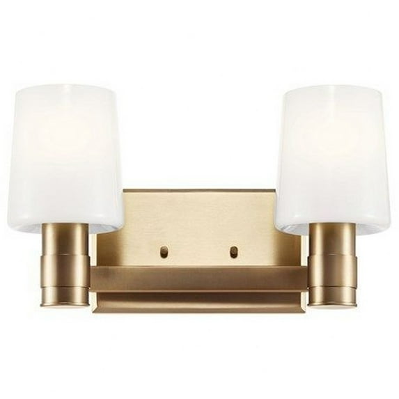 55175CPZ Kichler Lighting Adani - 2 Light Bath Vanity In Modern Style-8.25 Inches Tall and 14.5 Inches Wide-Champagne Bronze Finish