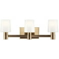 thumbnail image 1 of 55176CPZ Kichler Lighting Adani - 3 Light Bath Vanity In Modern Style-8.25 Inches Tall and 24 Inches Wide-Champagne Bronze Finish, 1 of 8