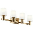 thumbnail image 1 of 55177CPZ Kichler Lighting Adani - 4 Light Bath Vanity In Modern Style-8.25 Inches Tall and 30 Inches Wide-Champagne Bronze Finish, 1 of 6