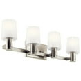 thumbnail image 1 of 55177NI Kichler Lighting Adani - 4 Light Bath Vanity In Modern Style-8.25 Inches Tall and 30 Inches Wide-Brushed Nickel Finish, 1 of 6