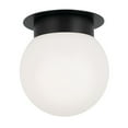 thumbnail image 1 of 52586BK Kichler Lighting Albers - 1 Light Flush Mount-8.5 Inches Tall and 8 Inches Wide-Black Finish, 1 of 6