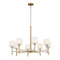 thumbnail image 1 of 52502BNB Kichler Lighting Ali - 8 Light Chandelier In Traditional Style-27 Inches Tall and 38.75 Inches Wide-Brushed Natural Brass Finish, 1 of 6