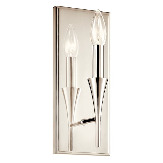 52694PN Kichler Lighting Alvaro - 1 Light Wall Sconce-11.5 Inches Tall and 5 Inches Wide-Polished Nickel Finish