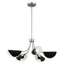 52558SN Kichler Lighting Arcus - 5 Light Chandelier-12.5 Inches Tall and 29.25 Inches Wide-Satin Nickel Finish