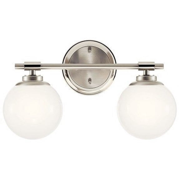 55171PN Kichler Lighting Benno - 10W 2 LED Bath Vanity In Industrial Style-8.75 Inches Tall and 14.75 Inches Wide-Polished Nickel Finish