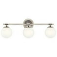 thumbnail image 1 of 55172PN-Kichler Lighting-Benno - 15W 3 LED Bath Vanity In Industrial Style-8.75 Inches Tall and 24.5 Inches Wide-Polished Nickel Finish, 1 of 7