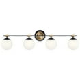 thumbnail image 1 of 55173BKCPZ Kichler Lighting Benno - 20W 4 LED Bath Vanity In Industrial Style-8.75 Inches Tall and 34 Inches Wide-Black/Champagne Bronze Finish, 1 of 6